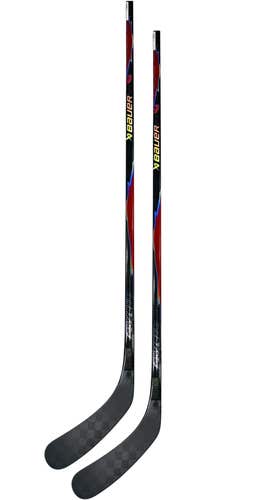 (2-pack) New Senior Red RH Bauer Vapor Flylite, 65 Flex, P92