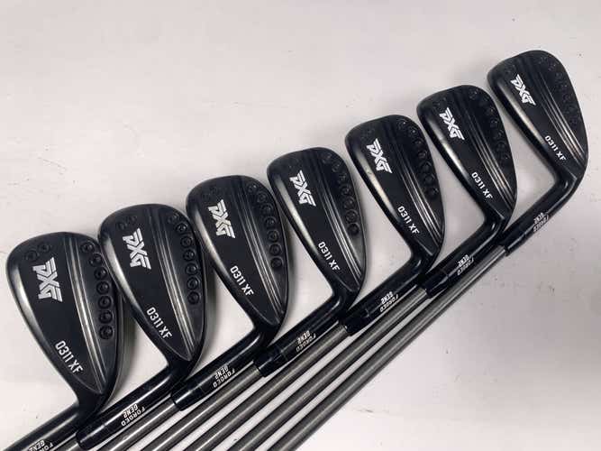 PXG 0311 XF GEN2 Xtreme Dark Iron Set 4-PW SteelFiber i95 Regular  Mens RH +1/2"