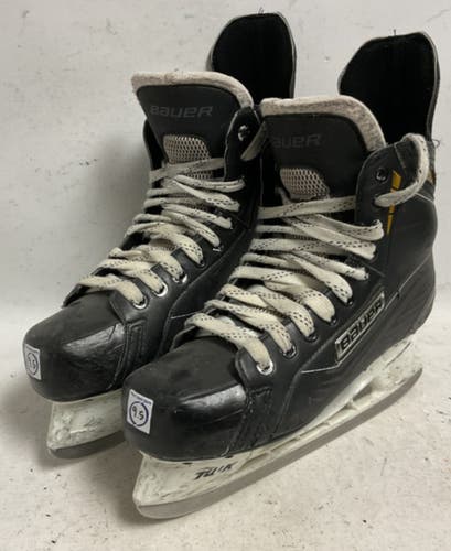 Black/White Bauer Supreme 150 Hockey Skates Pro Stock 9.5 (Used)
