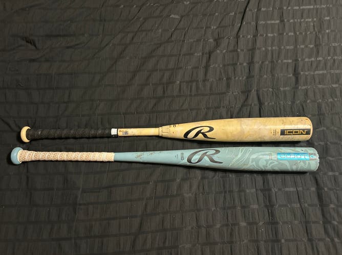 2025 Rawlings Icon Composite BBCOR Certified Bat (-3) 28 oz 31" (Used)