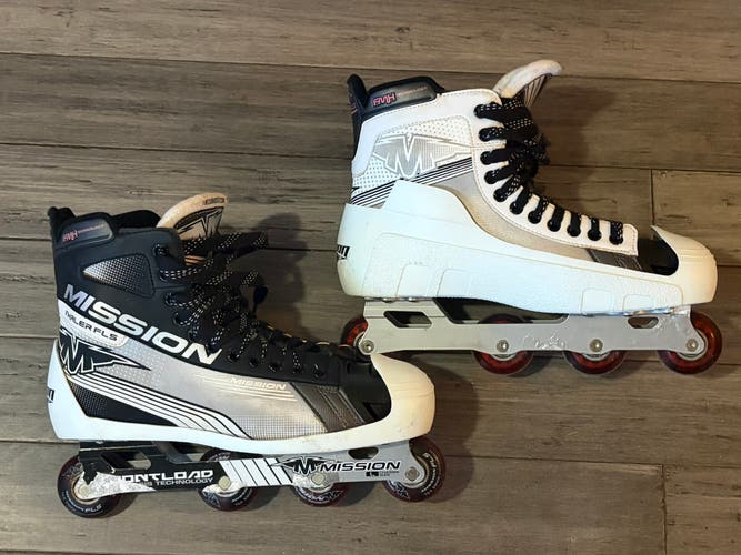 Mission Inhaler FL5 Inline Hockey Skates Sr Size 11.5 (Used)