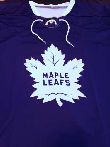 Team set of Adult sublimated hockey Jersys Leafs