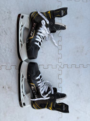 Black/Yellow 2020 CCM Super Tacks AS3 Pro Hockey Skates Regular Width 7.5 (Used)