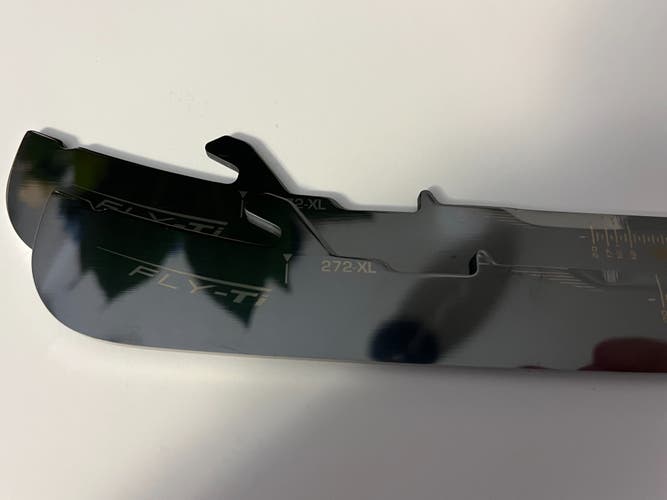 Bauer Fly-Ti 272 mm XL Hockey Steel Runners Pro Stock Pair [Free Shipping]