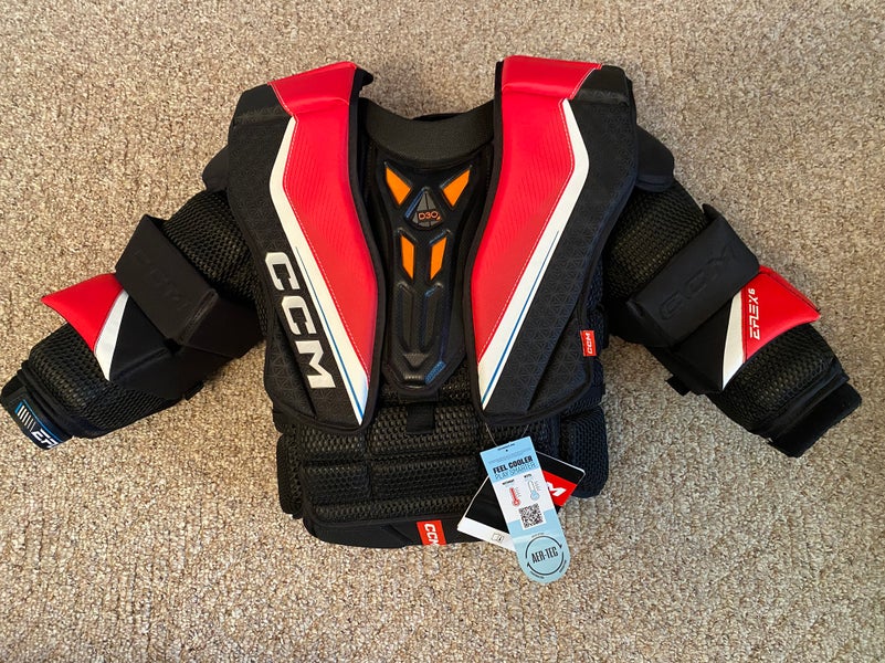 New Intermediate Medium CCM EFLEX 6 Goalie Chest Protector