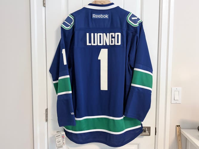 BNWT Authentic Reebok Vancouver Canucks Roberto Luongo Jersey Size XXL 2XL