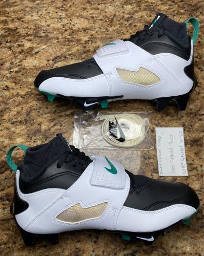 NEW Men Size 8 Nike Air Diamond Turf 93 TD Emerald Mystic Green White HF5298-102