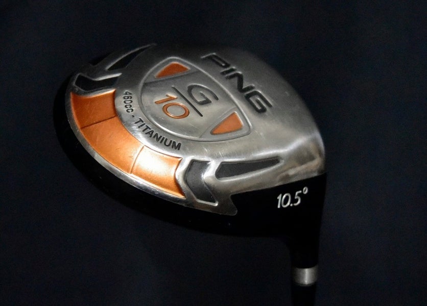 PING G10 DRIVER LOFT: 10.5 SHAFT: REGULAR LENGTH: 45.5 IN RIGHT HANDED