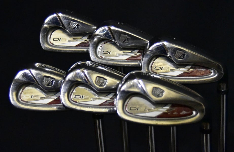 WILSON STAFF DI9 IRON SET 7-9 PW GW SW SHAFT: REGULAR LENGT:(7) 37.5 IN RH