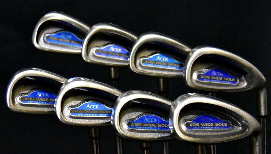 ACER XDS IRON SET 3-9 PW SHAFT: REGULAR LENGTH: (5) 38 IN RH