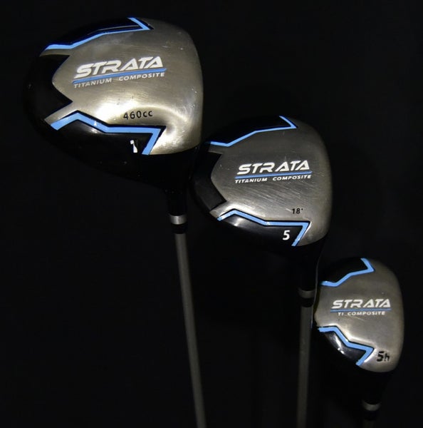 CALLAWAY STRATA DRIVER WOOD SET 3 LOFT: 10.5 SHAFT: W LENGTH: (D) 44 IN RH