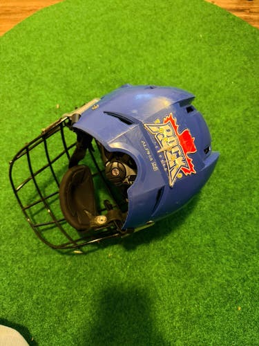 Game Worn Toronto Rock Warrior Alpha One Pro Helmet (Used)