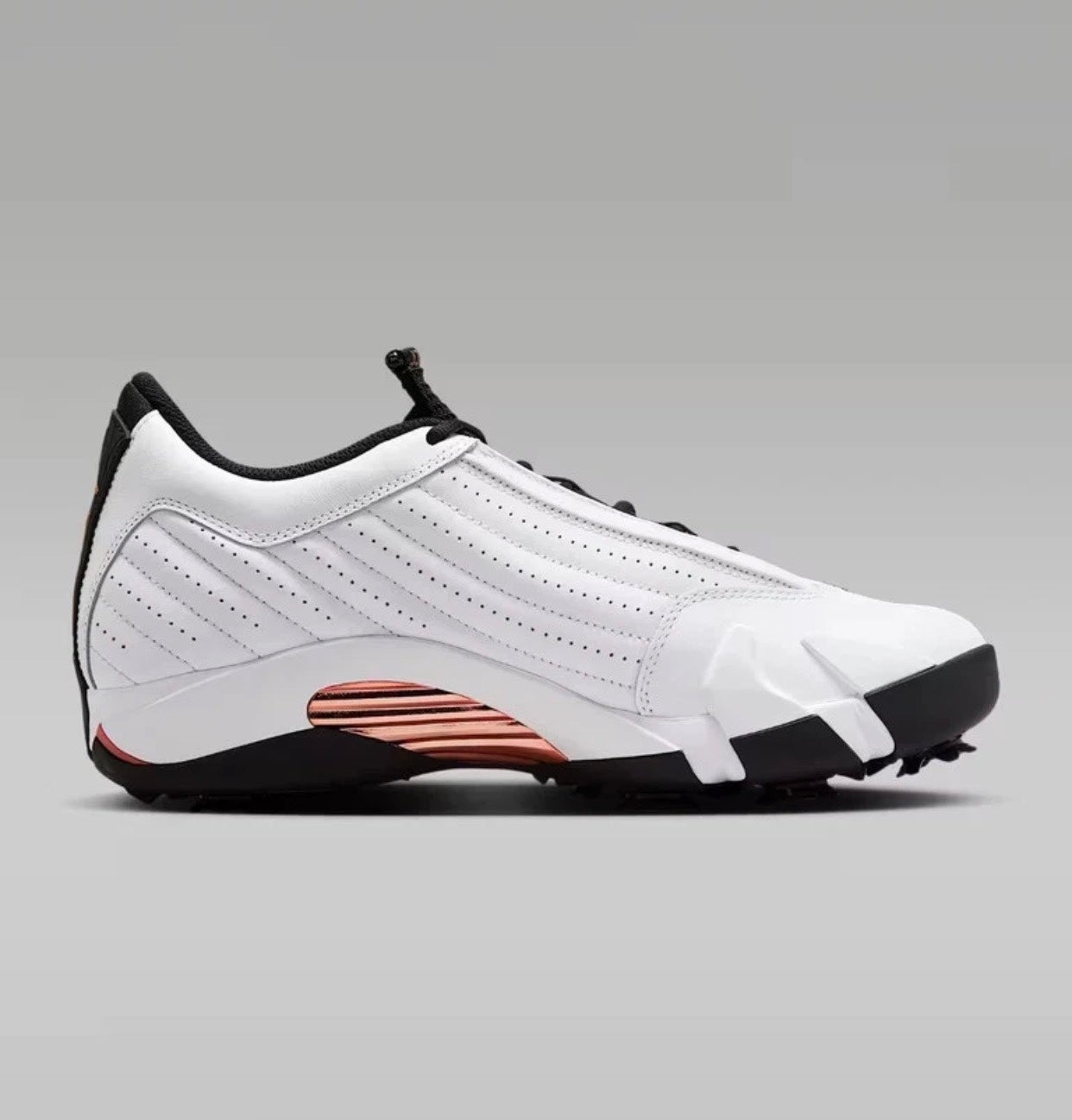 Men Size 5.5 Authentic Nike Air Jordan 14 Golf US Open White 