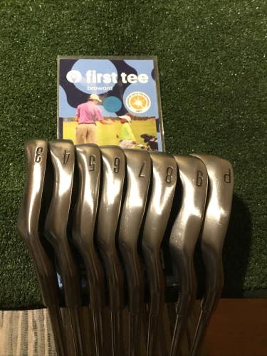 Tour Elite Series 3 POCB Design Irons Set (3-PW) Steel Shafts (STD -1 Inch)