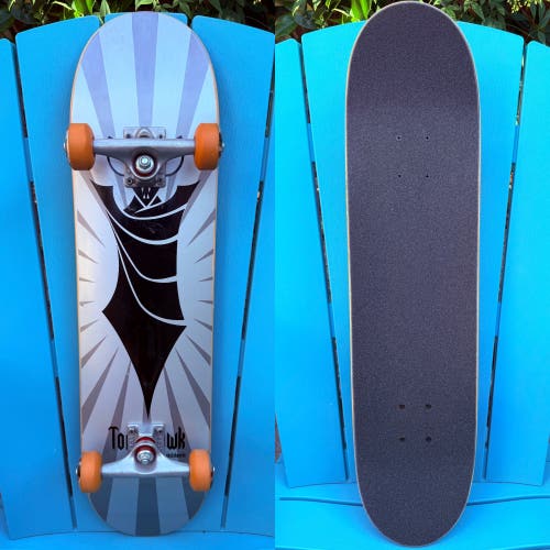 Vintage 2004 Birdhouse Skateboards Tony Hawk Bat Icon Complete Skateboard 7.75”
