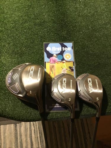 Adams Ladies Idea A7 OS Woods Set (Driver, 3W, 5W) 45g Lightweight Graphite VGC