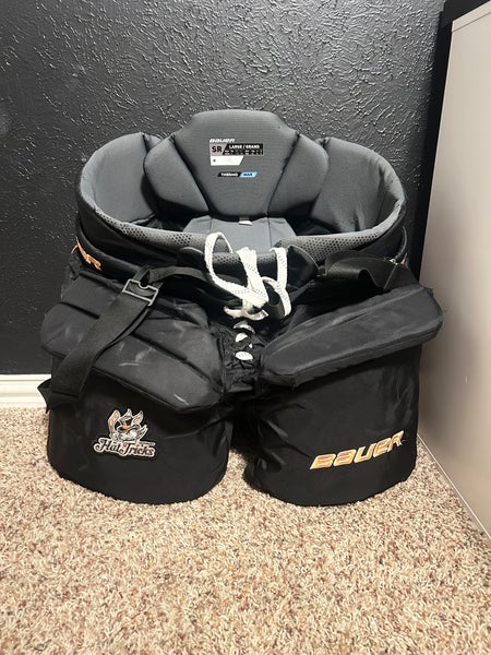 Senior Large Bauer Danbury Hattricks Nahl custom Hockey Goalie Pants (Used)