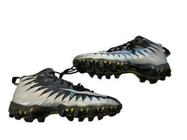 Used Nike ALPHA BB/SB Cleats Black And Grey Junior 06 11873-C000236099