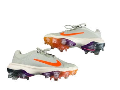 Used Nike HYPERDIAMOND 4 BB/SB Cleats Grey Senior 5.5 11873-S000238779