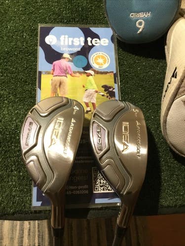 Adams Ladies Idea A7 OS Hybrids Set (4H & 5H) Lightweight 50g Graphite Shafts