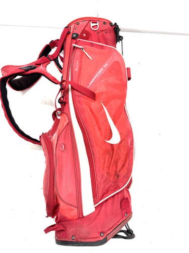 Used Nike VAPOR X Mens Stand Bag Red 11860-S000308663