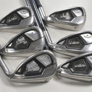 Callaway Rogue ST MAX OS 7-PW,AW,SW Iron Set Senior Flex Right Graphite # 215885