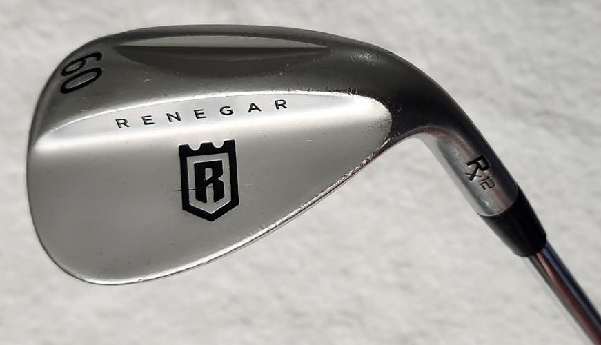 Renegar Rx12 Lob Wedge 60° RH; Steel Shaft