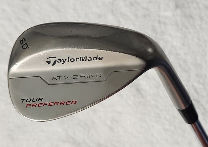 Taylormade Tour Preferred ATV Grind Lob Wedge 60° RH; Steel Shaft