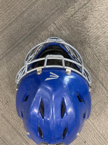 Used Easton BLACK MAGIC Catchers Helmet w/Mask Royal Blue SM 11614-S000236235