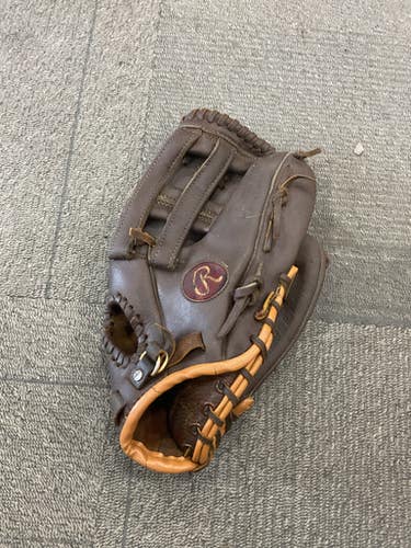 Used Rawlings DAVE CONCEPCION BB/SB Glove RH Throw Brown 12" 11614-S000236241