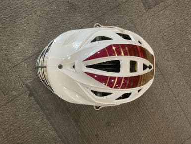 Used Cascade R Lacrosse Helmet White MD 11614-S000236224