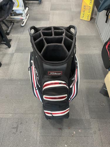 Used Titleist STADRY Mens Cart Bag Black 11614-S000236202