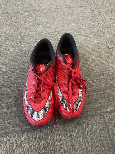 Used LEDCI Soccer Indoor Shoes Red Junior 04.5 11614-S000236192