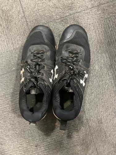 Used Under Armour SOFTBALL CLEAT BB/SB Cleats Black Senior 11 11614-S000236155
