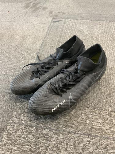 Used Nike AIR ZOOM MERCURIAL Soccer Cleats Black Senior 7.5 11614-S000236117