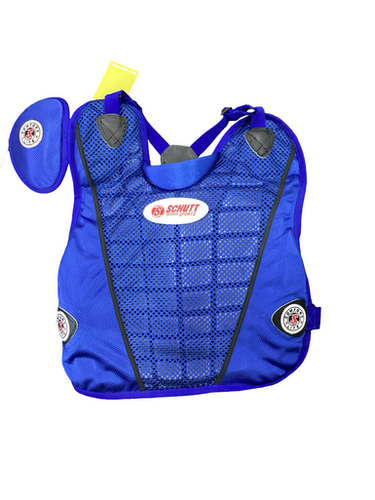 Used Schutt COMFORT Catchers Chest Protector Royal Blue Adult 11613-S000181947