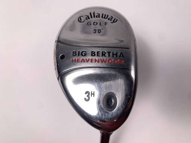 Callaway Big Bertha Heavenwood 3 Hybrid 20* RCH 75w Firm Graphite Mens RH