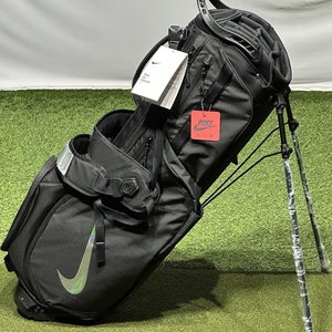 Nike 2026 Air Hybrid 2 Golf Carry Stand Bag 14-Way w/ Rain Hood Color: Black NEW