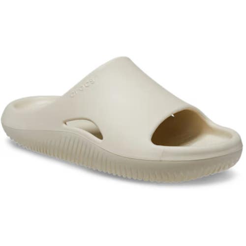 Crocs Mellow Recovery 208392-2Y2 Sandals Men's US 9 M Bone Slip On Slides DAB316