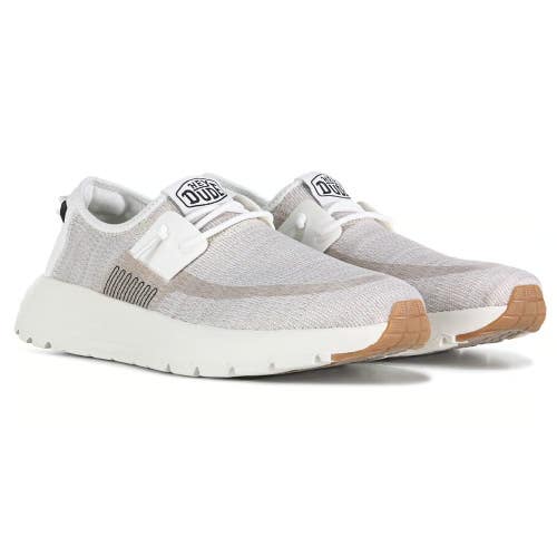 Hey Dude Sirocco 40140-100 Sneakers Men's 8M White Comfort Casual Shoes DDK1075