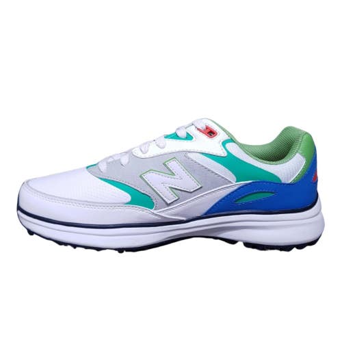 New Balance Heritage MG100WB Sneakers Men 12 White Waterproof Golf Shoes DDK1031