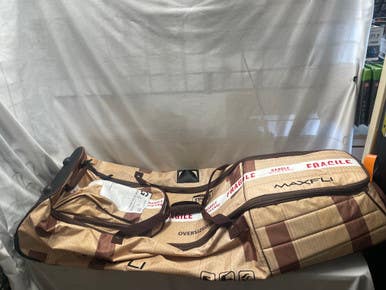Used Maxfli SOFT CASE TRAVEL BAG WHEELED Travel Bag Brown 11490-S000272884