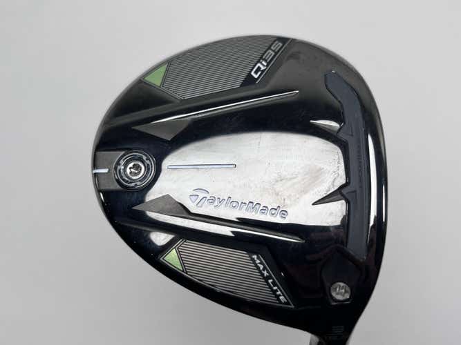 TaylorMade Qi35 Max Lite Womens 3 Fairway Wood 15.5* Air Speeder 2025 Ladies RH