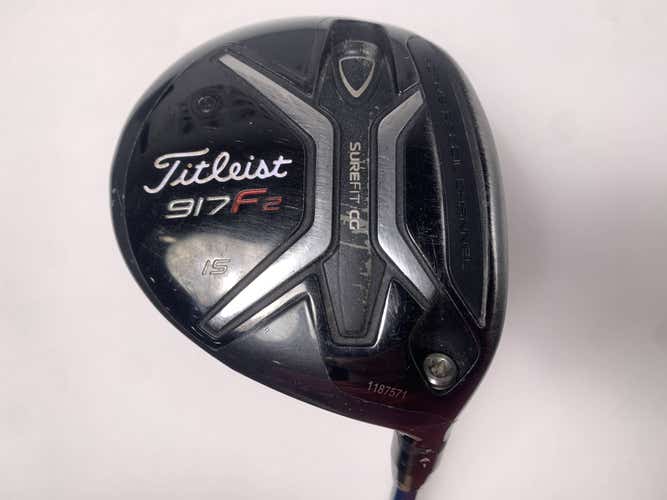 Titleist 917 F2 3 Fairway Wood 15* Project X Even Flow 6.0 75g Stiff RH