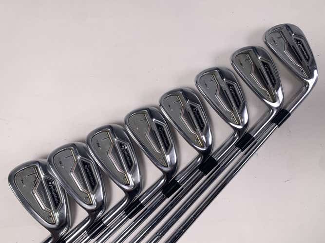TaylorMade RSi 2 Iron Set 3-PW KBS Tour 105 Stiff Steel Mens RH +2''