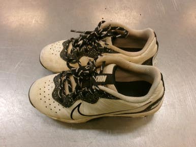 Used Nike CLEATS BB/SB Cleats White Junior 02 11339-S000202011