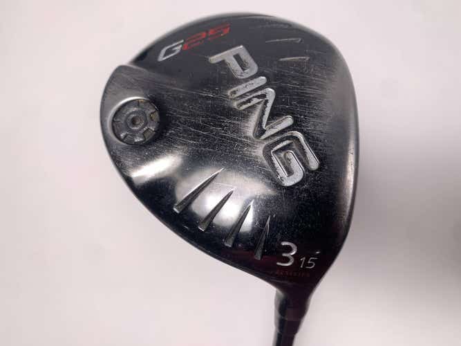 Ping G25 3 Fairway Wood 15* Grafalloy Pro Launch Red Regular RH Oversize Grip