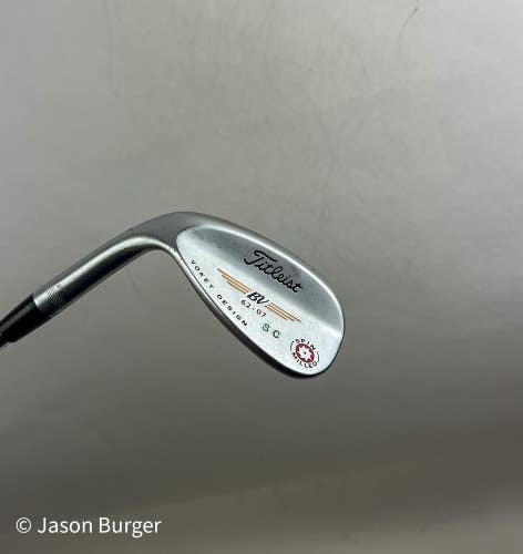 LH Titleist Vokey Design Spin Milled Wedge 62*-07 Wedge Flex Steel Golf Club