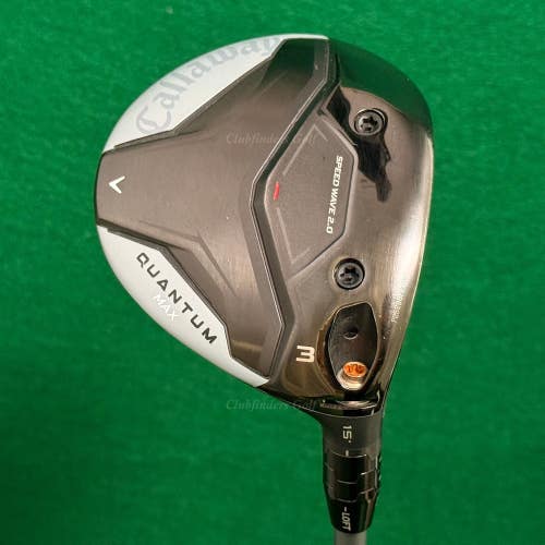 Callaway Quantum Max 15 Fairway 3 Wood Denali Frost 60g Graphite Regular w/HC