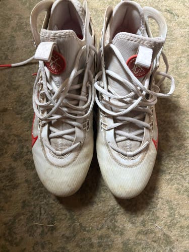 Men's Size M 10.0 (W 11.0) Adult Nike Huarache 9 Varsity Lax (Used)